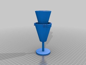 my customized pen tower 2 art tools 3d print model - Mito3D