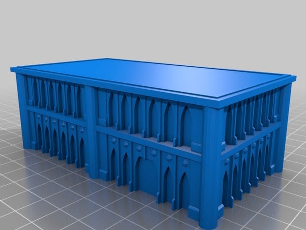 printer friendly epic building 3d printing 3D print model - Mito3D