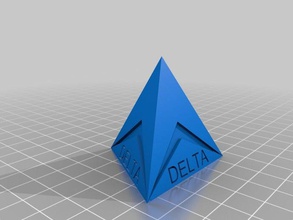 delta widget i segni loghi 3d print model - Mito3D