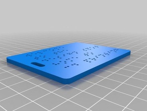 design spot braille organization customized 3d print model - Mito3D