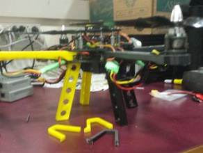 Merkez iniş takımları crossfire quadcopter rc araçlar 3d print model - Mito3D