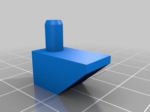 prateleira pin armário substituição partes 3d print model - Mito3D