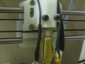 huxley 10mm-hot-end-holder 3d printer parts nozzle reprap reprappro 3d print model - Mito3D