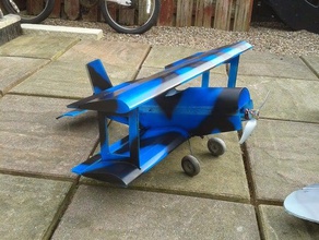 wheel electric rc plane vehicles airplane flitetest 3d print model - Mito3D