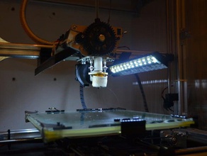 led-Streifen-Lampe 3drag k8200-Drucker - Zubehör illuminator ledstrip ultimaker-Beleuchtung led-Licht-Plattform 3d print model - Mito3D