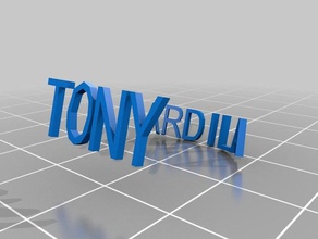 tony engraved ring rings customized 3d print model - Mito3D