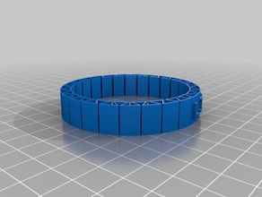 meu flexível personalizado nome pulseira lisa pulseiras 3d print model - Mito3D