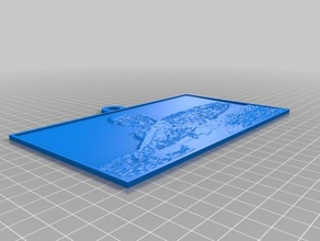 ton fish 2d art customized 3d print model - Mito3D