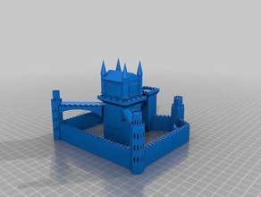 castelo do gnome 3d impressão arquitetura medieval 3d print model - Mito3D