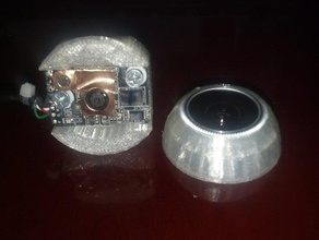 hercules webcam holder eye inmoov robotics robot eyes 3d print model - Mito3D
