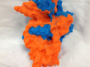 30s ribozomal alt birim biyoloji çift dualstrusion protein veri bankası yapısı ribozom rna 3d print model - Mito3D