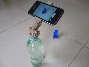 universal bottle cap tripod parts cellphone iphone monopod mount samsung 3d print model - Mito3D