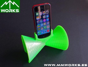 iphone 44s 55s speakers mobile 5 3d print model - Mito3D