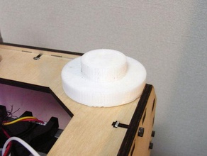 reprapercom filament mounter replicator 3d printer accessories abs holder pla spool 3d print model - Mito3D