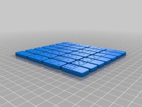 mini domino conjunto outros dominó 3d print model - Mito3D