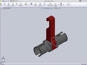 filamento de soporte bobina 2x 3d la impresora accesorios titular 3d print model - Mito3D