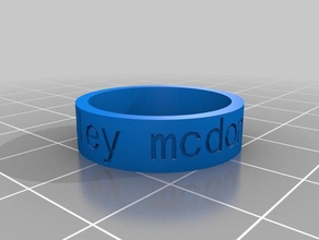 meine angepasste ring Ringe 3d print model - Mito3D