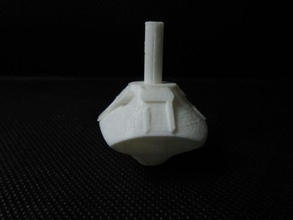 uzay gemisi dreidel oyuncaklar oyunlar topaç 3d print model - Mito3D