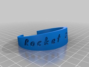 my customized bracelet rocket girls wsm bracelets 3d print model - Mito3D