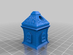 elf Hütte Gebäude Strukturen 3d print model - Mito3D