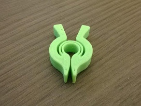 chick clip clothespin version household supplies 3d print model - Mito3D
