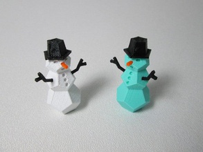 pupazzo di neve i giocattoli giochi natale 3d print model - Mito3D