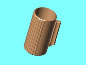 costine vaso arredamento 3d print model - Mito3D