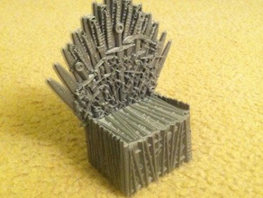 approximation iron throne reva model furniture 3d print model - Mito3D