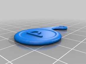 mi llavero inicial llaveros personalizado 3d print model - Mito3D