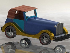 vintage car toys games 3d print model - Mito3D