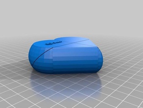 heartbox ver2 arte interativa personalizado 3d print model - Mito3D