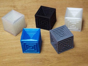 aztec cube sculptures art artistic modo ornament ornaments 3d print model - Mito3D