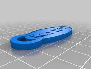 hfc keychains customized 3d print model - Mito3D