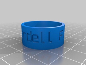 scout camp woggle 2014 Ringe angepasst 3d print model - Mito3D