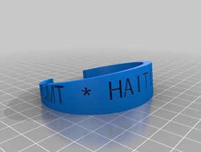 cmt 14 w-s pulseiras personalizado 3d print model - Mito3D