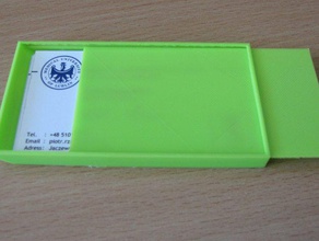 business card holder 90x50 gadget la finlandia l'ungheria polonia biglietto da visita 3d print model - Mito3D