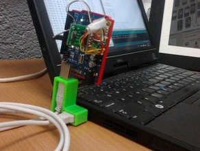 arduino usb connector mount diy 3d print model - Mito3D