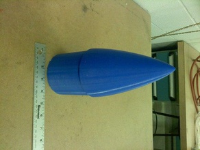 haack series nose cone other aerodynamic aerospace rocketry 3d print model - Mito3D