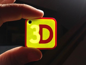 Tag 3d portachiavi 3d print model - Mito3D