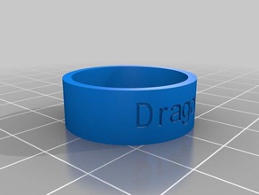 dragons woggle rings customized 3d print model - Mito3D
