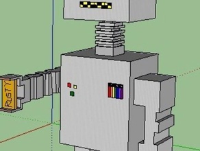 robby le robot jouet jeu accessoires 3d mise à niveau de la partie souris squad 3d print model - Mito3D