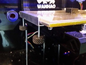 heat bed nuts 3d printer accessories wanhao 3d print model - Mito3D
