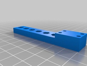 bit holder dremel standard drill bits tool holders boxes 4 6 attachment satti station 3d print model - Mito3D