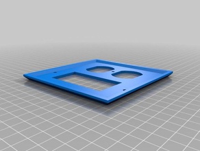 my customized wally wall plate customizer household 3d print model - Mito3D