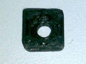 m3 hex square nut adapter 3d printer parts 3d print model - Mito3D