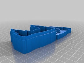 san-diego-Tempel-box Container kundengebundene 3d print model - Mito3D