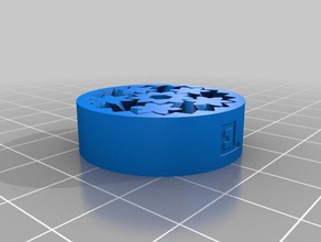 my customized gear bearing 2 parts 3d print model - Mito3D