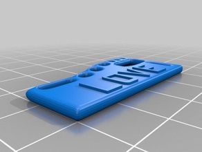 lovekeychain Schlüsselanhänger angepasst 3d print model - Mito3D