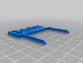 my customized garden sign outdoor 3d print model - Mito3D