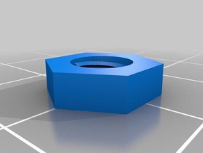 meu personalizados iso métrica porcas de parafusos 3d a impressora acessórios 3d print model - Mito3D